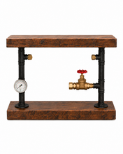 Load image into Gallery viewer, Handmade Industrial Steampunk Console Sofa Side Table
