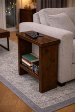 Load image into Gallery viewer, Handcrafted Solid Pine Sofa Side Table – Minimalist End Table
