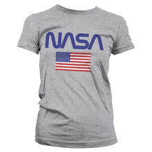 Load image into Gallery viewer, Nasa Old Glory Ladies T-Shirt

